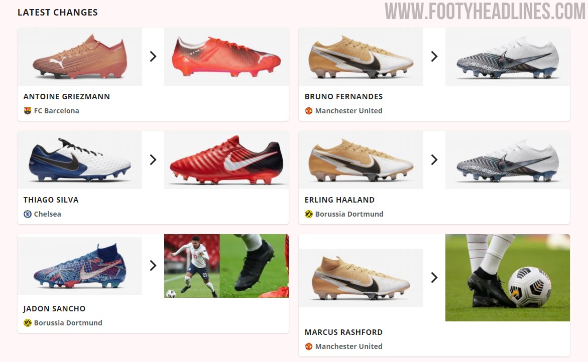 Football 2025 boots db